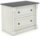 Sauder® Palladia® Glacier Oak®/White File Cabinet-0