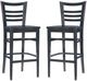 Linon Brit 2-Piece Brown Bar Stool-0