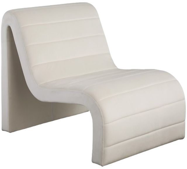 Meridian Furniture Ivy Cream Velvet Accent Chair-0