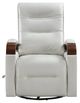 Homelegance® Margot Smoke Manual Swivel Glider Reclining Chair-2