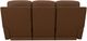 La-Z-Boy® Emmons Oak Leather Manual Reclining Sofa-4