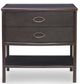 Century® Curate Canvas Black Nightstand-1