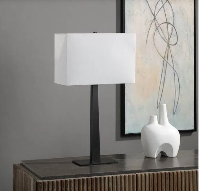 Renwil® Candace 2-Piece Matte Black Table Lamp Sets-4