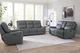 Bassett® Furniture Club Level Kenneth Gunmetal Wallsaver Power Recliner-3