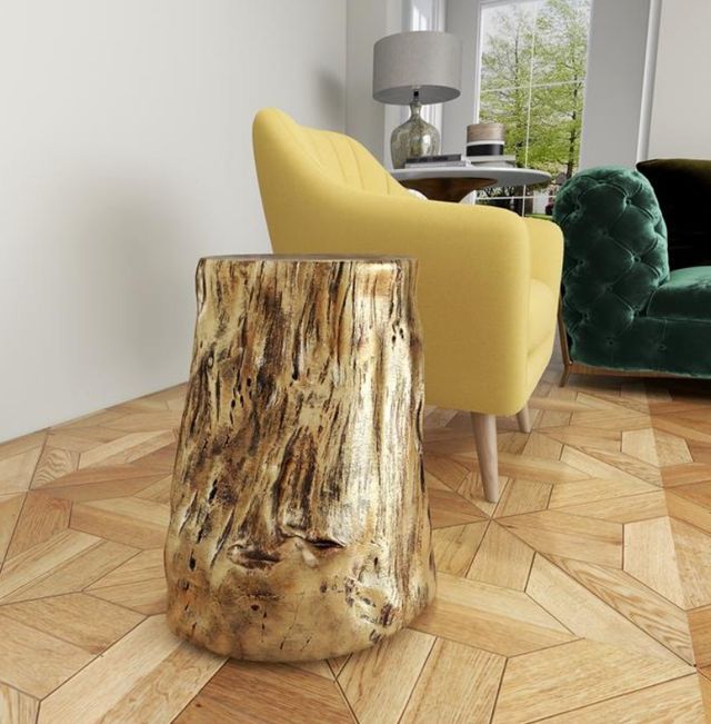 Deco Marche Satin Gold Accent Table-3