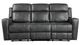 Homelegance® Kellen Smoky Gray Double Manual Reclining Sofa-2