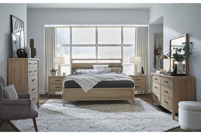 Magnussen Home® Somerset Butternut California King Panel Bed-1