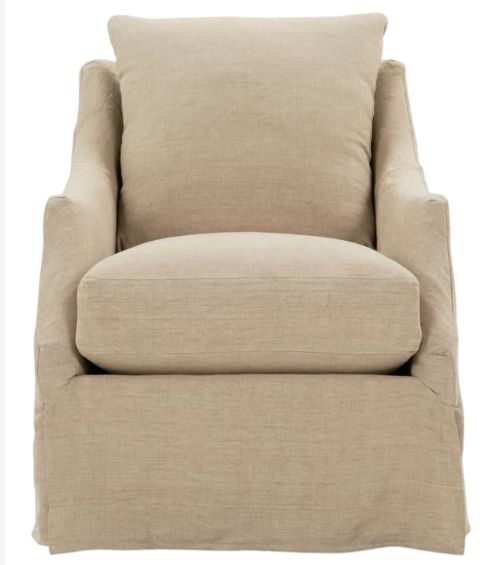 Rowe® Customizable Kori Slipcovered Swivel Glider Chair-1