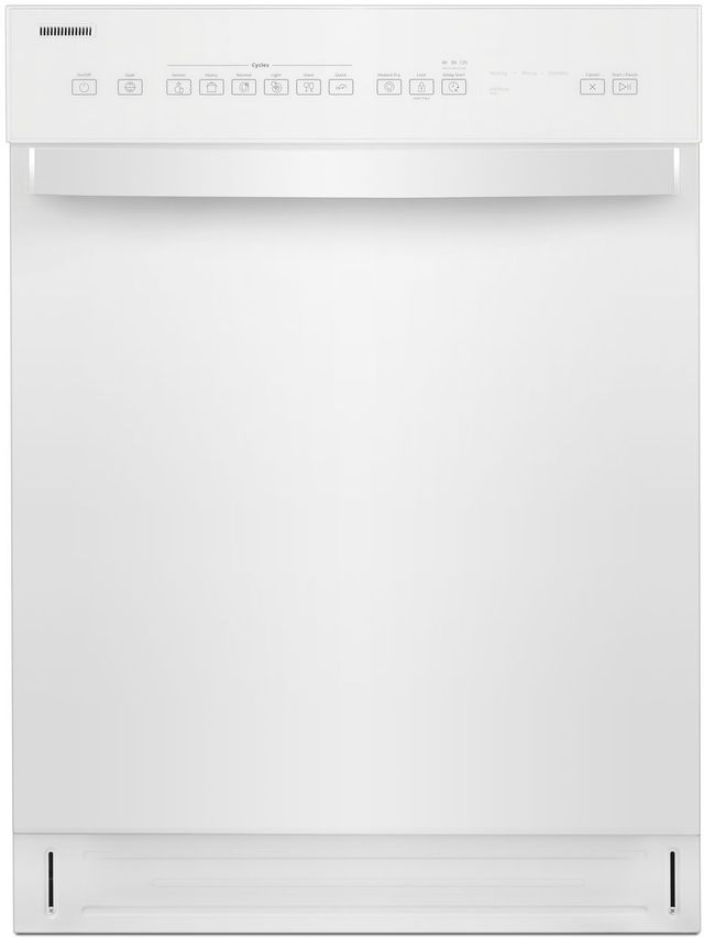 Whirlpool® 24" White Built In Dishwasher-0