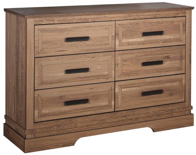 New Classic® Home Furnishings Coventry Hall 4-Piece Pecan Queen Panel Bedroom Set-3