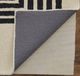 Feizy 8900F Maguire Ivory/Black 5'x8' Area Rug-4