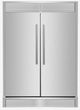 FORNO® Maderno Series Alta Qualita 60" 27.2 Cu. Ft. Stainless Steel Built In Convertible Side-by-Side Refrigerator-0