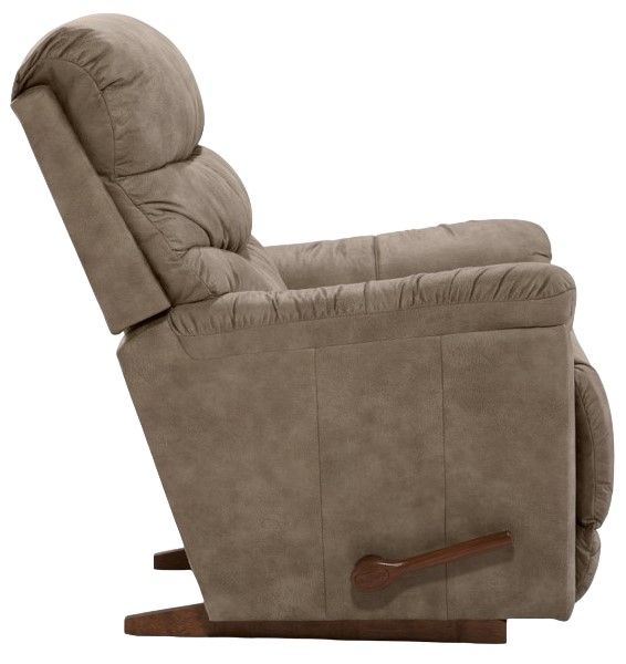 La-Z-Boy® Joshua Mushroom Manual Rocking Recliner-2