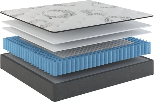 Sherwood® Bedding XXV Manhattan Nyx 10" Wrapped Coil Ultra Firm Tight Top Twin Mattress in a Box-3