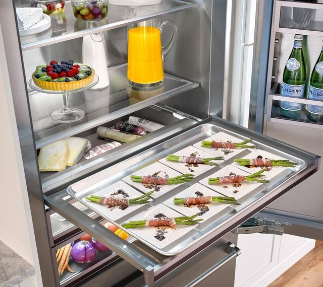 BlueStar® 36 in. 22.4 Cu. Ft. Stainless Steel Bottom Freezer Built In Refrigerator-4