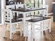 Jofran Inc. Asbury Park 6-Piece AP White/Autumn Brown Counter Dining Set-1