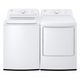 WT6105CW | DLE6100W - LG Top Load Laundry Pair with 4.3 cu. ft. Washer and 7.3 cu. ft. Electric Dryer-0