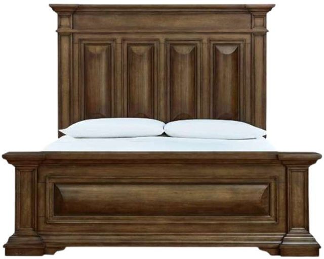 Signature Design by Ashley® Channley Brown California King Panel Bed-1