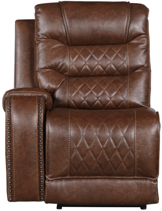 Homelegance® Putnam 6-Piece Brown Modular Power Reclining Sectional-1