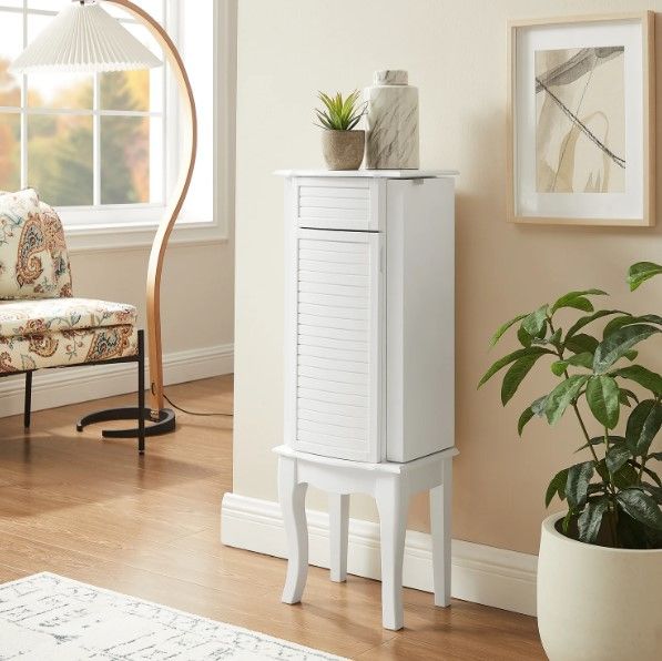 Powell® Whitney White Jewelry Armoire-1
