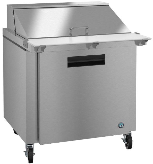 Hoshizaki 36" 9.9 Cu. Ft. Stainless Steel Single Section Mega Top Prep Table Refrigerator-1