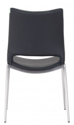 Zuo® Modern Ace Black/Silver Dining Chair-3