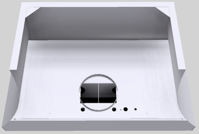 Vent-A-Hood® Designer Series 42" White Wall Mounted Range Hood-2