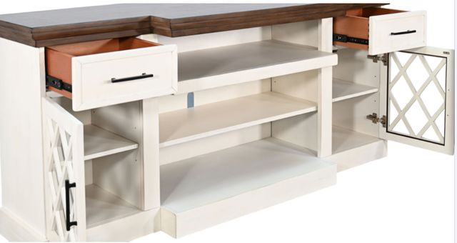 Sunny Designs™ Newport Buckskin/Marble White Console-2