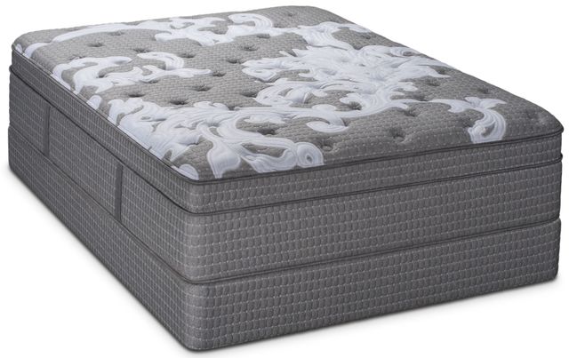 Restonic® First Light® Ensemble Hybrid Ultra Plush Euro Top Split King Mattress-2