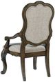 Signature Design by Ashley® Maylee Dark Brown Upholstered Dining Arm Chair-3