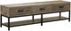 Hammary® Parsons Sandalwood Bench Cocktail Table with Black Base-0