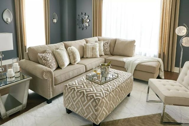 Signature Design by Ashley® Dovemont 2-Piece Putty Living Room Set-3