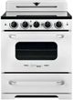 Unique® Appliances Classic Retro 30" Marshmallow White Slide In Induction Range-0