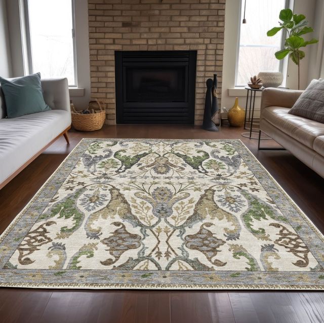 Dalyn™ Rug Company Hatay HY6 Ivory 5'x8' Area Rug-4