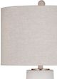 Bassett Mirror Valdivia Matte White Table Lamp-1