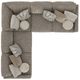 Jackson Furniture Turner 3-Piece Mushroom L-Shape Sectional-4