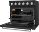 Thor Kitchen® Gordon Ramsay 36" Black/Stainless Steel Freestanding Pro Style Electric Range-4