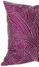 A & B Home Purple 18" Beaded Throw Pillow-1