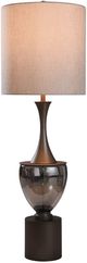 Harp & Finial® Ward Pewter/Smoke Table Lamp-1