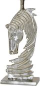 Stylecraft Nickle Plated Horse Statue Candle Holder-2