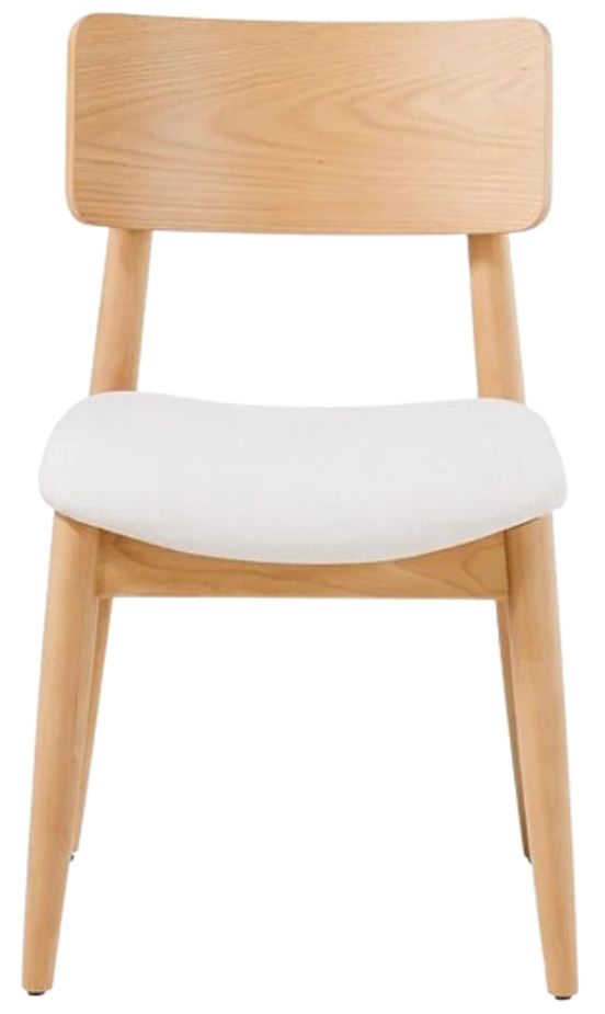 Transformer Table Transformer Creamy/Scandinavian Oak Round Dining Chair-1