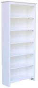 John Thomas Furniture® Home Accents Pure White 72" Shaker Bookcase-0