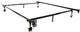 Malouf® Structures® Wheel Full/Twin Adjustable Bed Frame-3