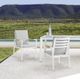 Armen Living Royal 2-Piece Light Gray/White Outdoor Dining Chair Set-3