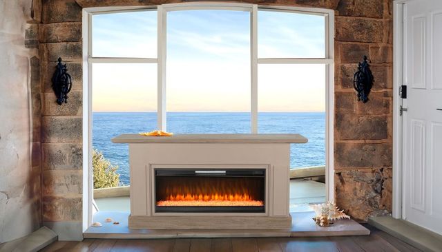 Sunny Designs™ Pavestone/Wheat Fireplace Mantle-2