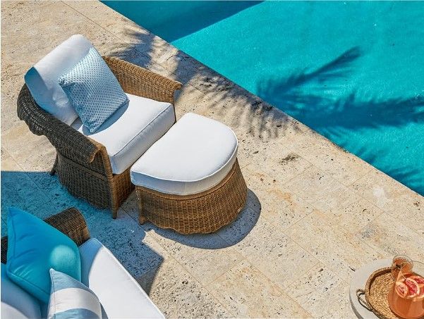 Lane Venture® Cleary Brown Outdoor Wicker Lounge Chair-2