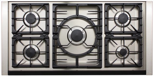 AGA™ Mercury 48" Stainless Steel Pro Style Dual Fuel Range-2