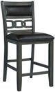Elements International Black/Gray Counter Side Chair-0