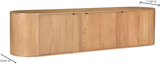 Moe's Home Collection Theo Natural Media Bench-3