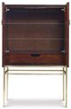 Century® Details Case Bar Cabinet with Wood Back Panel-2